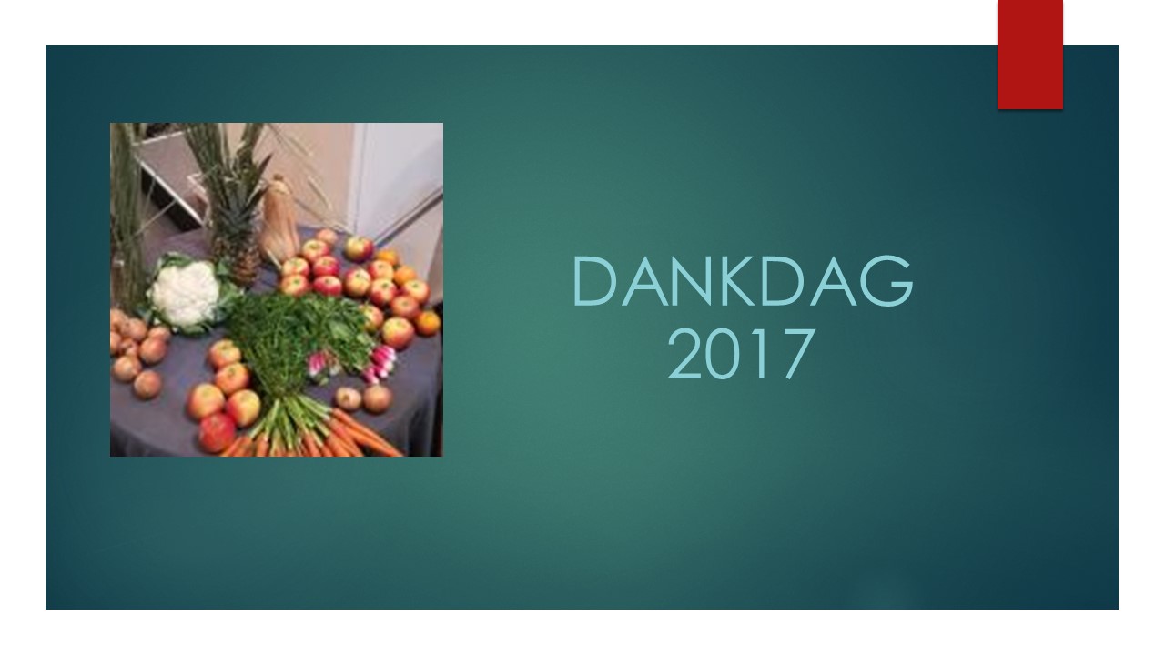 Dankdag – Schuilplaats